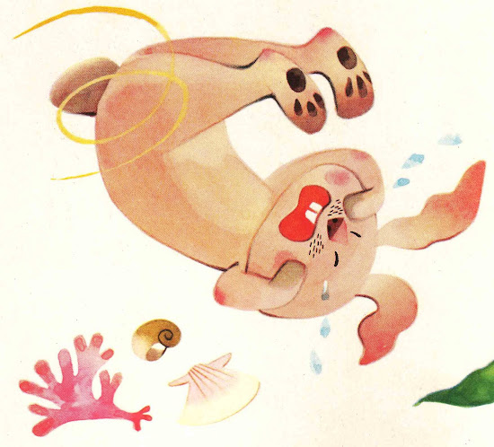 Hare crying after loosing its fur to the sharks. Legends of hare in Japanese folklore. Essay about the har (rabbit/bunny) symbol and troppe in Japanese culture and history, legends and mythology of Japan in opposition to Easter tradition of Europe. Hare in Japanese folklore, anime, manga, video games.