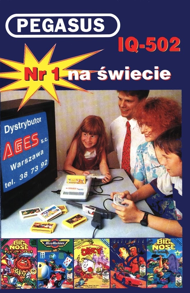 Reklama Pegasusa (nielicencjonowany NES) z polskich lata 90-tych Artykuły i eseje o Japonii, jej historii i kulturze oraz mandze i anime. Lista i opis wszystkich anime, jakie emitowano na Polonii 1 w latach 90-tych. (np. Gigi, Kapitan Tsubasa, Generał Daimos, Yattaman, Calendarmen etc.).