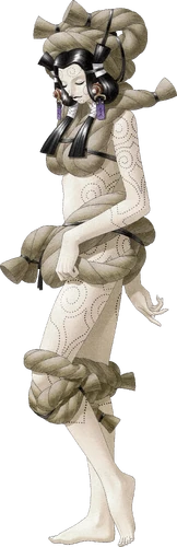 Bogini japońskiej mitologii shintoistycznej Izanami, persona w Shin Megami Tensei. Artykuł o elementach japońskiego folkloru i mitologii shintoistycznej w serii gier video Shin Megami Tensei (Persona 1 ~ 5). Persony, postacie i moty z japońskich wierzeń.