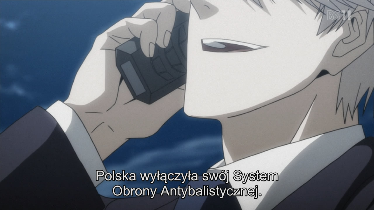Jormungand - japońskie anime gdzie pojawia się Polska. Artykuł o polskich wątkach, akcentach w japońskiej mandze i anime oraz grach video. Polska i Polacy w grach takich, jak Tekken, anime, jak Hetalia, Code Geass, Aee no Exorcist i wiele innych.