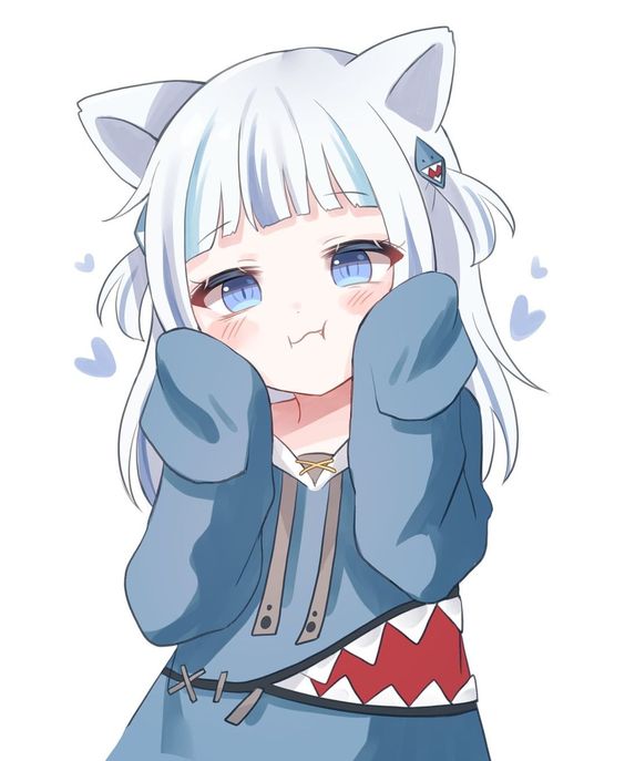 Gawr Gura - kawaii style of Vtuber from nico nico douga Essays and articles on contemporary Japan, anime and manga - Kawaii style