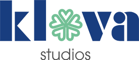 Klova Studio logo - company of Melanie Sie, Indonesian creator behind Milk and Mocha Bears animated gifs. Article about popular gif animated stickers from Indonesia by Melani Sie called Milk & Mocha Bears. Kawaii style animations about love and relationship with two cute bears: Milk and Mocha.