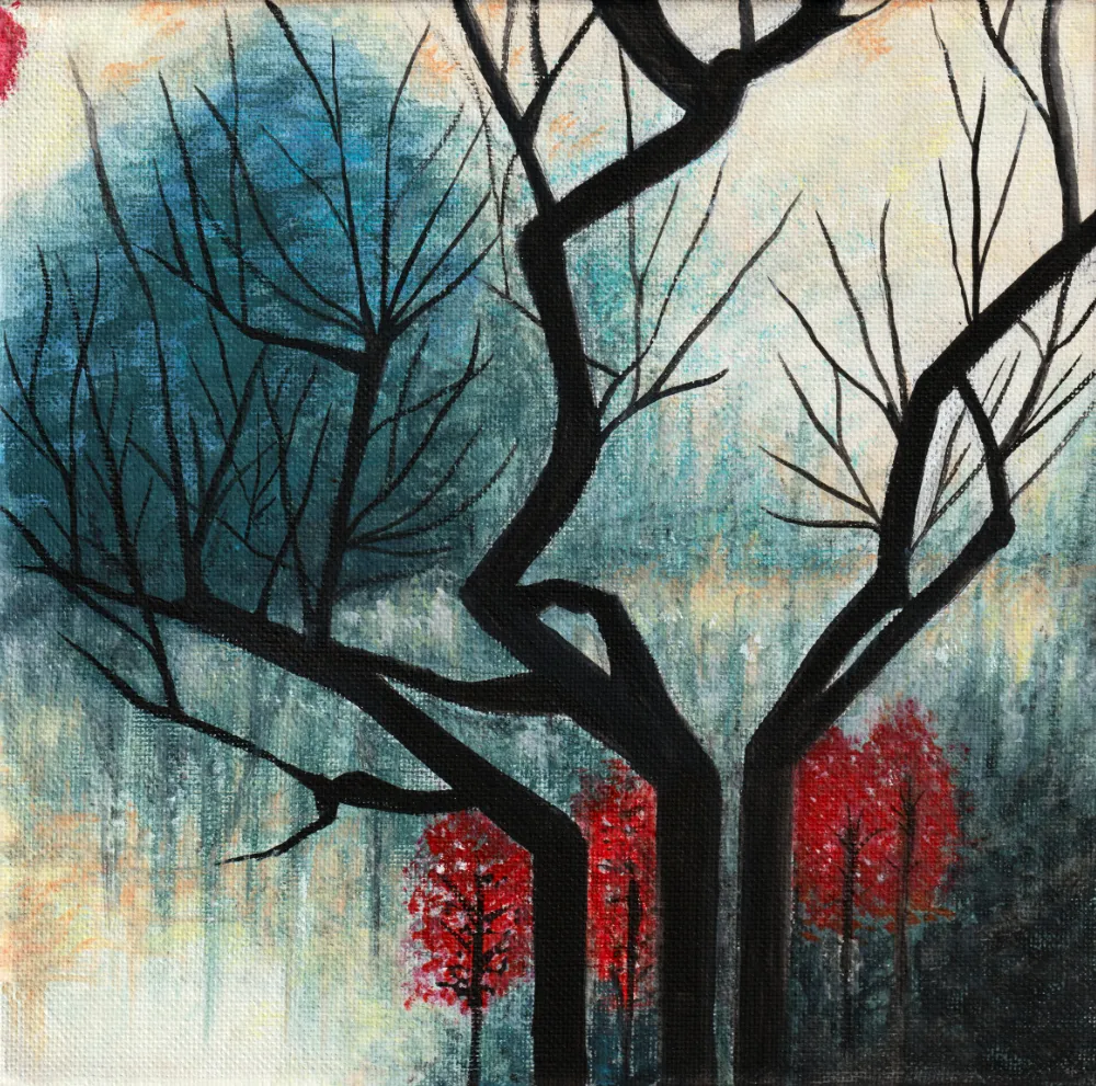 Malarska interpretacja japońskiego haiku o melancholii. Esej o tradycyjnej poezji japońskiej haiku, pisanej w schemacie 5-7-5 sylab. Historia twórczości haiku takich poetów, jak Matsuo Basho, czy Kobayashi Issa. Występowanie haiku w japońskiej mandze i anime, takich, jak Senryuu Shoujo, Chihayafuru, Barakamon, Hyouka, Sarazanmai.