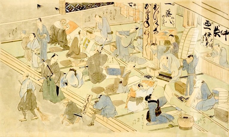 Szkoła terakoya, Japonia XIX wieku Esej o oddolnych szkołach ludowych terakoya w Japonii okresu Edo (shogunatu Tokugawów).