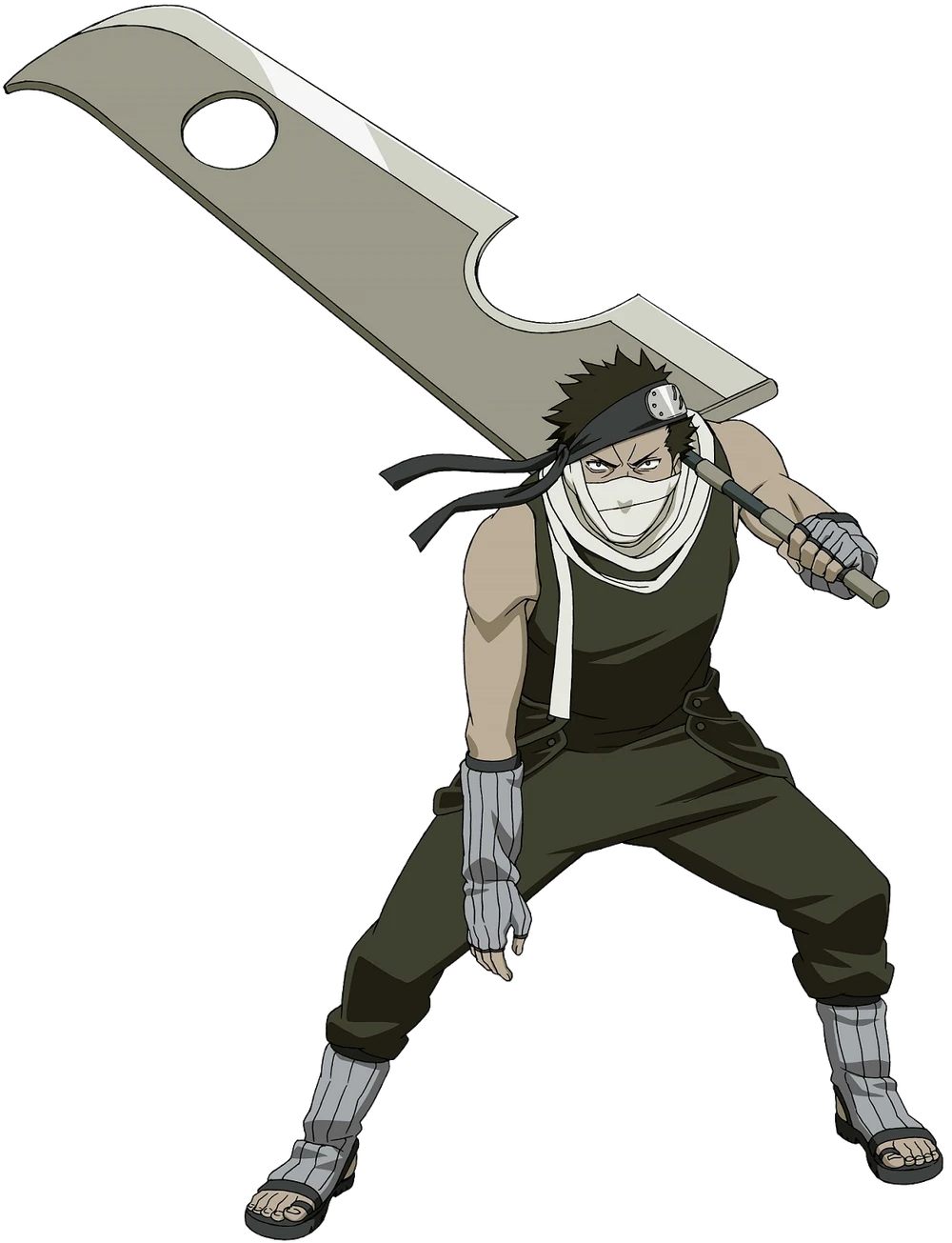 Zabuza Momochi z Naruto - tsuba w mieczu, Japonia, anime. Esej / asrtykuł o Tsuba - sztuce rzemieślniczej wytwarzania osłon rękojeści mieczy katana. Rola Tsuby w historii i wykorzystanie tego motywu w japońskich