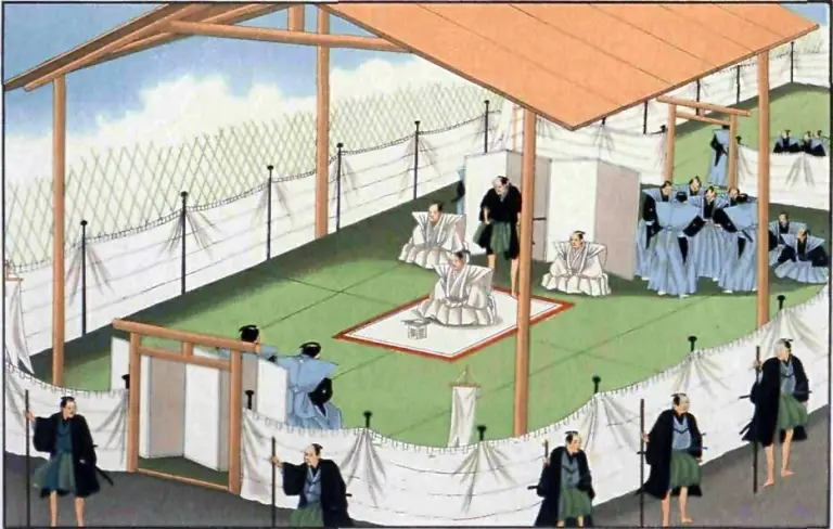 Tsumebara - seppuku jako kara udzielona samurajowi. Esej o tradycyjnym samobójstwien honorowym w Japonii - seppuku i hara-kiri. Historia honorowych samobójstw seppuku wśród samurajów średniowiecznej Japonii.