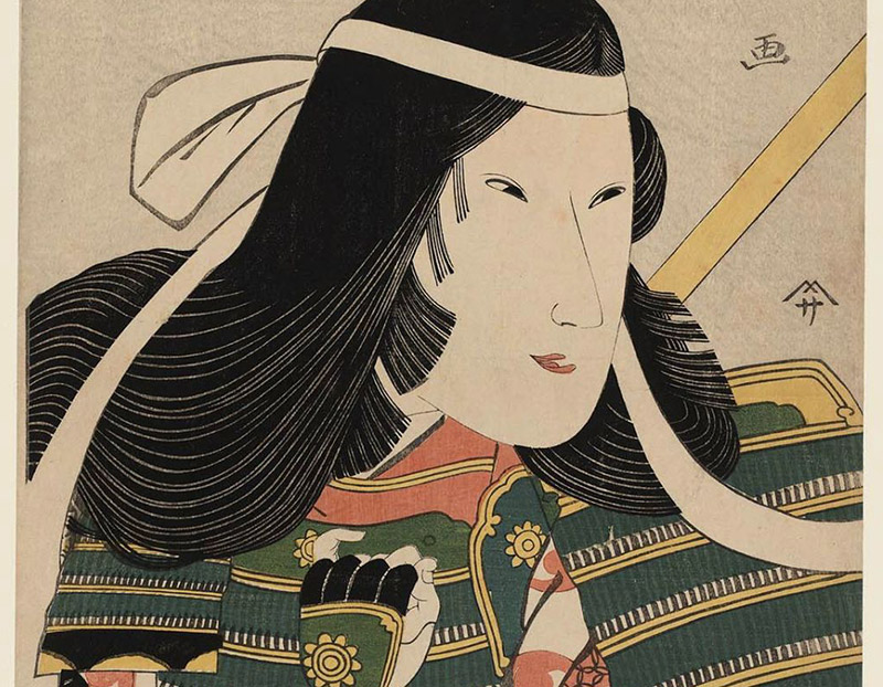 Drawing from ancient Japan - Tomoe Gozen, female warrior samurai from Japan's Heian period. Essay about Tomoe Gozen - woman samurai (onna-bugeisha) from ancient Japan (Heian Period, 12 century). Female samurais in Japanese history. Documented by Heiko Monogatari.