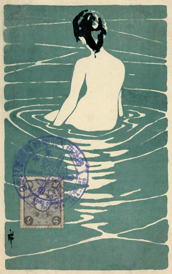 Tradycyjny rysunek japoński gorących źródeł onsen. Esej o japońskich źródłach termalnych onsen. Jaka była historia onsen w klulturze Japonii, jakie są współczesne popularne onsen (Beppu, Dogo Onsen, Hakone Onsen itp). Występowanie onsen w anime, jak Spirited Away, Love Hina, Yu yu Hakosho, Dragon Ball, Onsen Yousei Hakone-chan, Totoro.