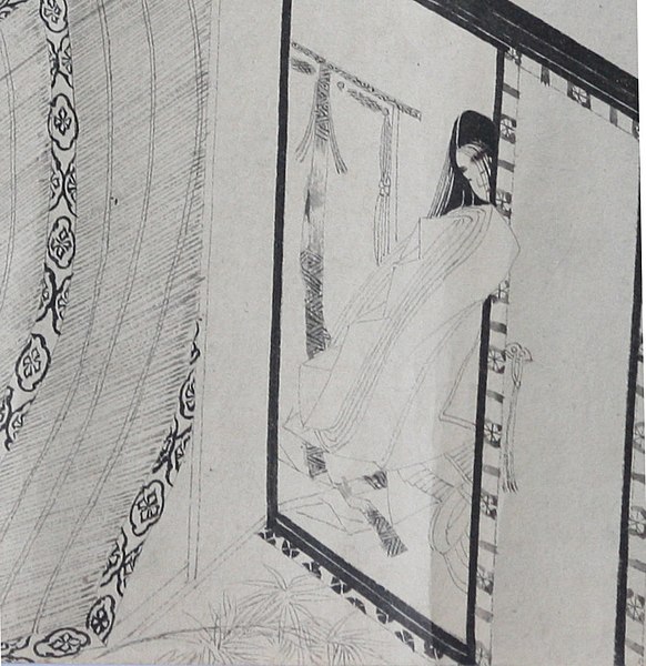 Sei Shonagon - Japanese female poet of mono no aware style. Essay about Sei Shonagon, a Japanese female poet from Heian period, author of the Makura no Soshi - how to learn mono no aware and wabi sabi from her. Japanese literature and history.