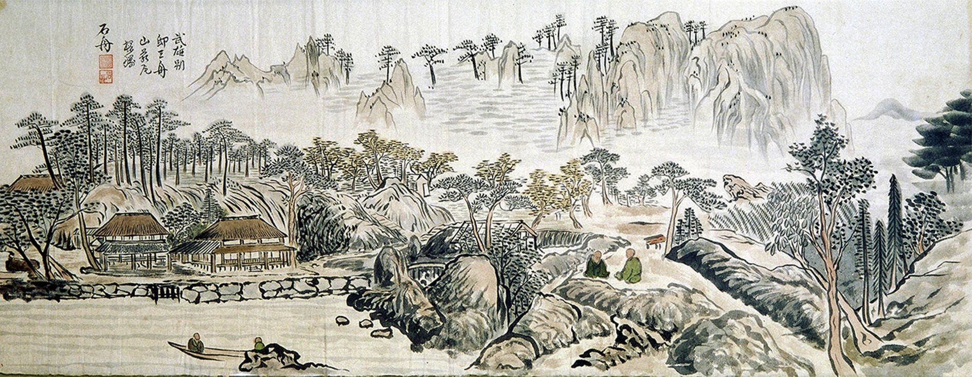 Obraz z okresu Meiji, Japonia - gorące źródła onsen. Esej o japońskich źródłach termalnych onsen. Jaka była historia onsen w klulturze Japonii, jakie są współczesne popularne onsen (Beppu, Dogo Onsen, Hakone Onsen itp). Występowanie onsen w anime, jak Spirited Away, Love Hina, Yu yu Hakosho, Dragon Ball, Onsen Yousei Hakone-chan, Totoro.