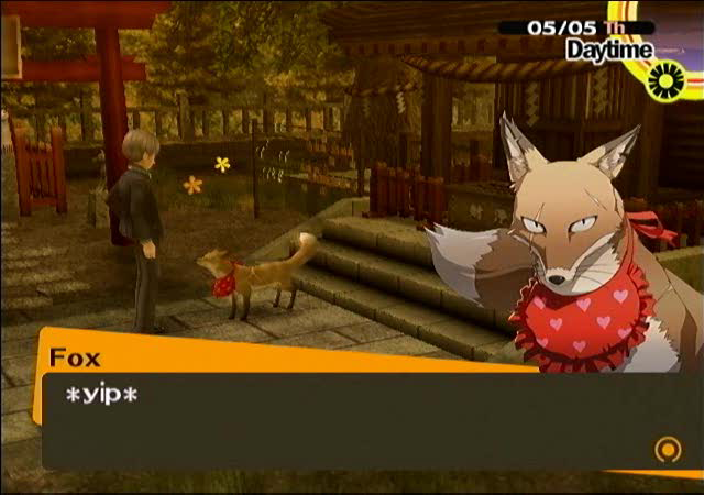 Lis Kitsune z gry Shin Megami Tensei IV (Persona 4 Golden) Artykuł o mitologicznym lisie Kitsune z japońskiego folkloru i wierzeń shinto oraz legenda Legenda Tamamo no Mae.
