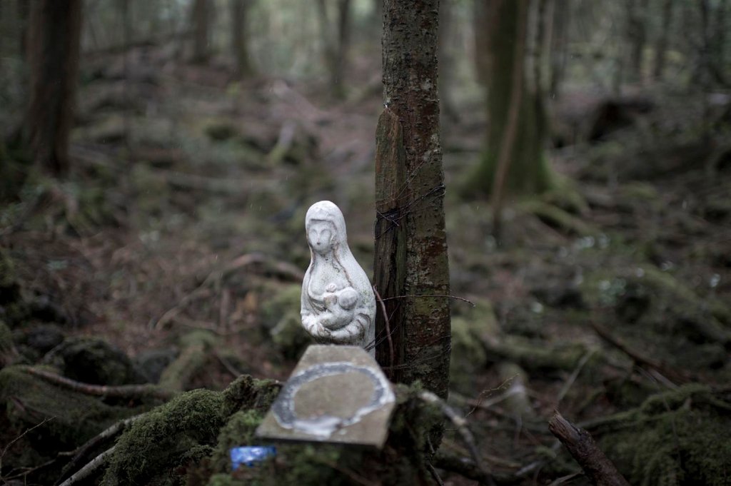 Las samobójców Aokigahara w Japonii - pełny japońskich youkai, yurei i innych zjaw. Artykuł o Aokigahara (Jukai) - tzw. lesie samobójców w Japonii. Dawne mity z japońskiego folkloru oraz miejskie legendy o Aokigahara, problem samobójstw w Japonii a także las samobójców w mandze, anime, filmie i grach video.