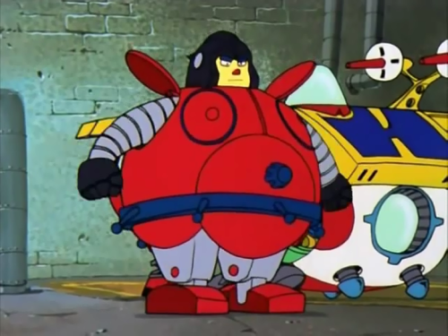 Robot "Robot" z japońskiego anime Yattodetaman z Polonii 1 (Calendar Men) Artykuł o japońskim anime Yattodetaman (znanym na Polonii 1 w latach 90-tych, jako "W królestwie kalendarza") - historia, miejsce w Time Bokan oraz: Pokazy Października.