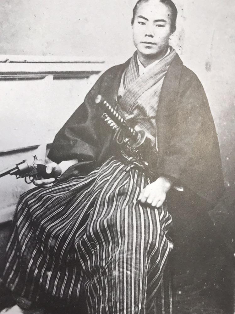 Real samurai's photo from the Meiji era, Japan. Essay about the Japanese sword katana - the history, structure, meaning, symbolism of katana in samurai Japan (history of samurais and Japan)