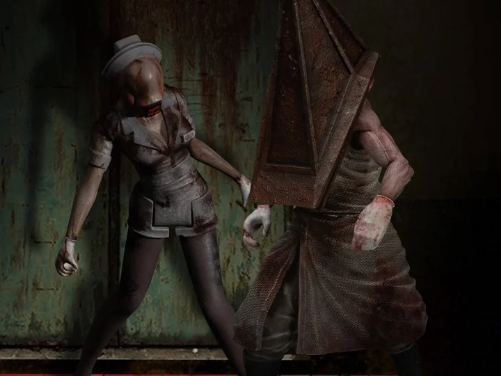 Japońska muzyka Akiry Yamaoki w Silent Hill. Pyramid Head i pielęgniarka. Artyku o kompozytorze muzyki do gier video - Akira Yamaoka - mistrz mrocznej symfonii serii Silent Hill.