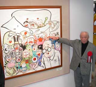 Zdjęcie późnego Shiberu Mizukiego - japońskiego mangaki. Artykuł o legendzie ja-pońskiej mangi - Shiberu Mizuki - autorze GeGeGe no Kitaro, Showa: Japan's History, czy Akuma-Kun. Życie po traumie II Wojny Światowej i twórczość antywojenna i o japońskiej mitologii (yokai).