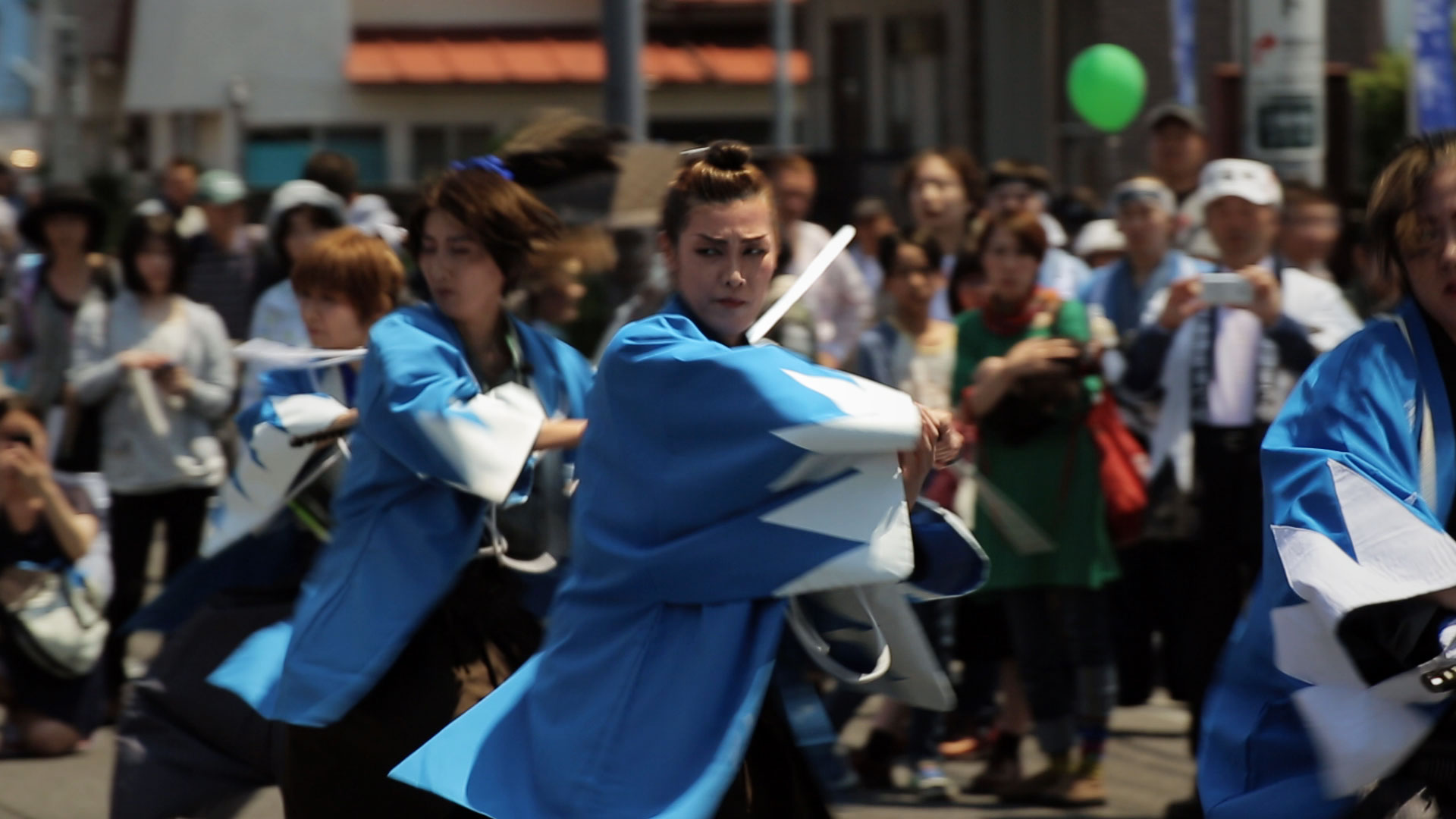 Festival (matsuri) with Shinsengumi, Japan. Article about a famouse samurai fight incident at the Ikedaya inn in Japan's history of late Edo period (the Bakumatsu) and the role of Shinsengumi.
