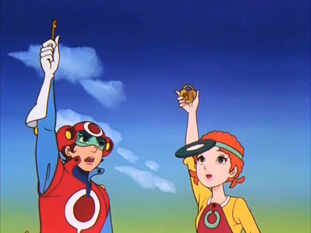 Beppe i Tina z Yattodetamana, japońskie anime z Polonii 1 (włoska wersja: "Calendar Men") Artykuł o japońskim anime Yattodetaman (znanym na Polonii 1 w latach 90-tych, jako "W królestwie kalendarza") - historia, miejsce w Time Bokan oraz: Pokazy Października.