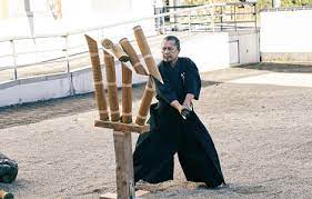 Tameshigii - method of checking the sharpness of the Japanese samurai katanas. Essay about the Japanese sword katana - the history, structure, meaning, symbolism of katana in samurai Japan (history of samurais and Japan)