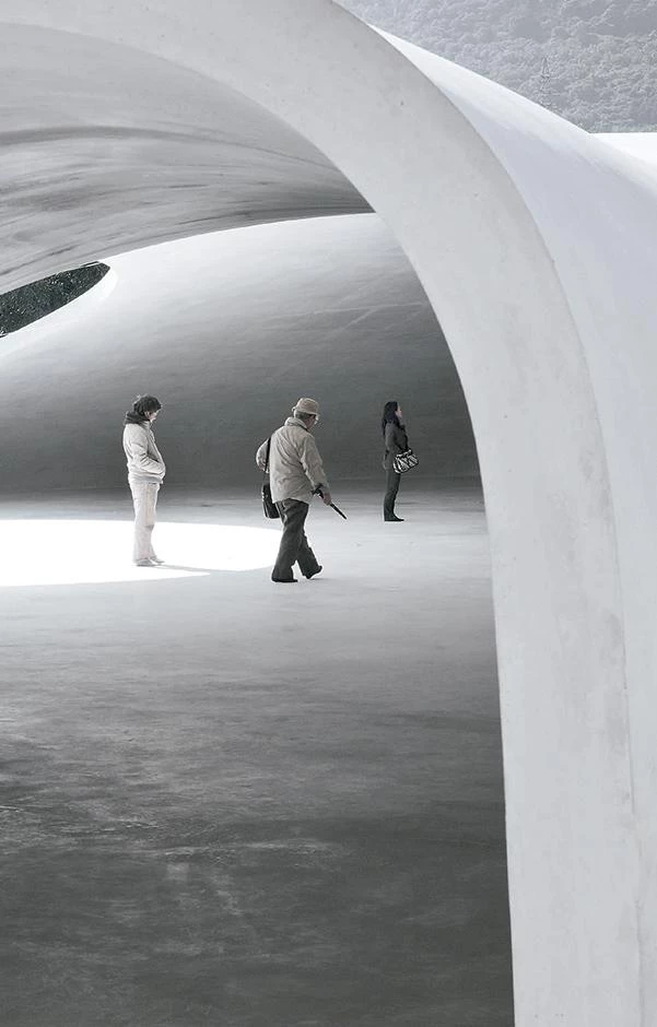 Teshima Art Museum, Naoshima, Japonia. Artykuł o japońskiej wyspie sztuki Naoshima, na której można podziwiać japońską sztukę współczesną, Yayoi Kusama, Tadao Ando i innych. Muzeum Benesse Corporation na Naoshimie.