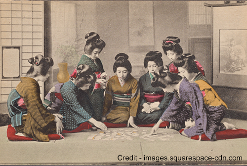Tradycyjne gry towarzyskie Japonii Artykuł o tradycyjnych grach Japonii i ich występowaniu w japońskich mangach i anime. Czym jest kendama, renju, Bo Taoshi, Karuta, Hanafuda, Go i Shogi.