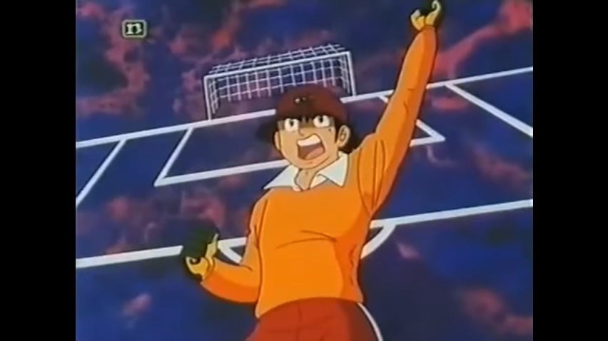 Genzo Wakabayashi na bramce w Kapitanie Tsubasie (Polonia 1, Japonia) Artykuł o japońskim anime Kapitan Jastrząb (Hawk), a w oryginale Tsubasa, emitowany w latach 90-tych w Polsce na kanale Polonia 1. Anime o piłce nożnej, występują Tsubasa, Wakabayashi, Kojiro.