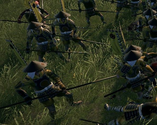Długie włócznie yari ashigaru miały powstrzymac konnicę (samurajów ery sengoku jidai i wczesniejszych) Esej o lekkiej piechocie feudalnej Japonii - Ashigaru (yari Ashigaru, yumi Ashigaru oraz Tanegashime Ashigaru). Czym różnili się od samurajów, jaka jest ich historia w sengoku jidai? Jaka rola w japońskiej mandze i anime?